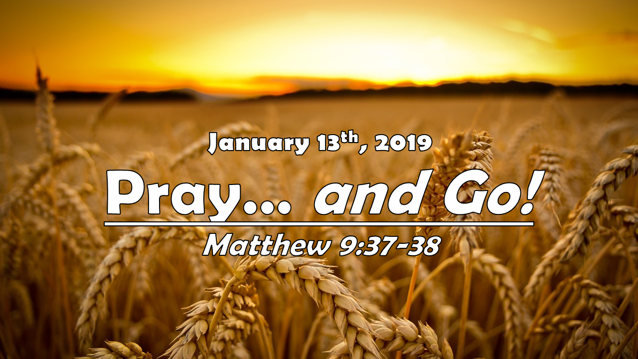 Pray!… and GO! | January 13, 2019
