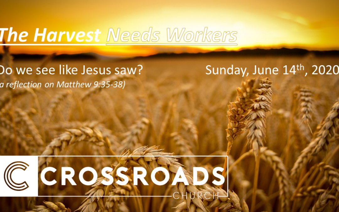 Do we see like Jesus saw? Matthew 9:35-38 | June 14, 2020
